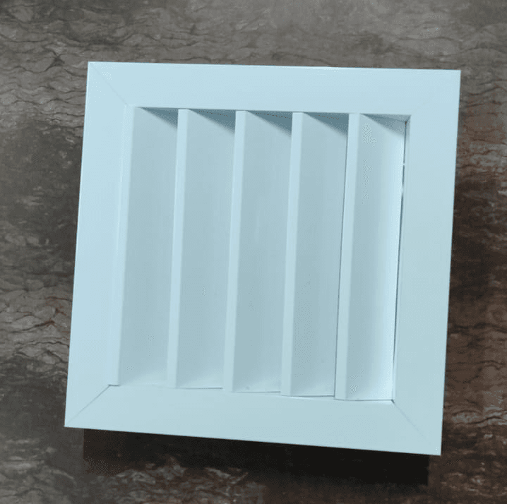 Mechanical ventilation louvers