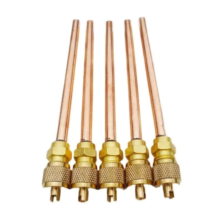 Copper Refrigeration Valve Core Tube Assembly