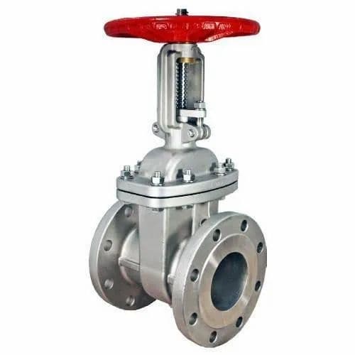 Flanged Rising Stem Gate Valve Red Handwheel