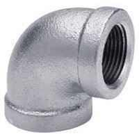 Galvanized Iron Elbow Fitting