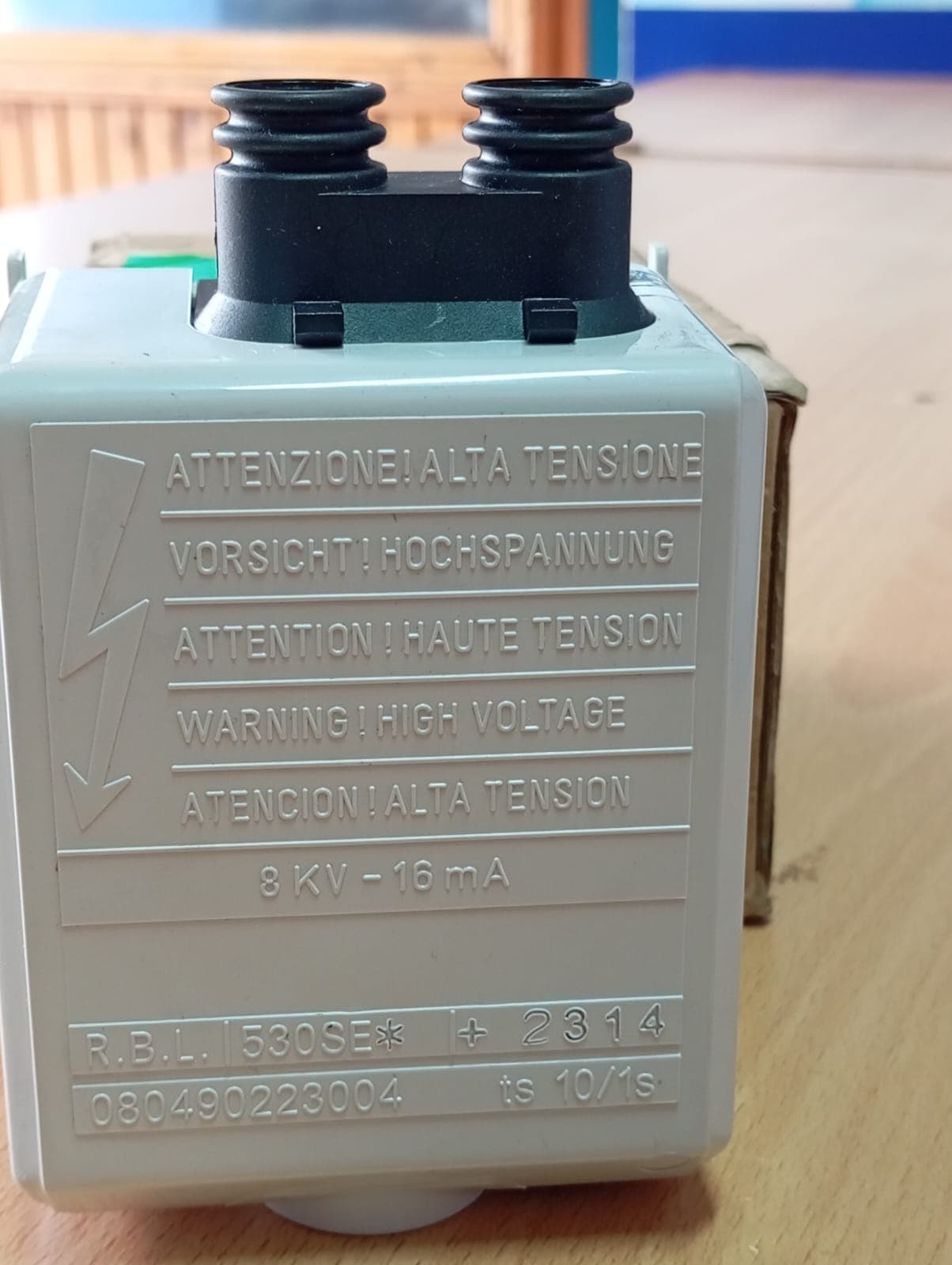 High Voltage Capacitor R.B.I. 580SE